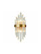 Aca Classic Wall Lamp with Socket E14 Gold Width 13cm