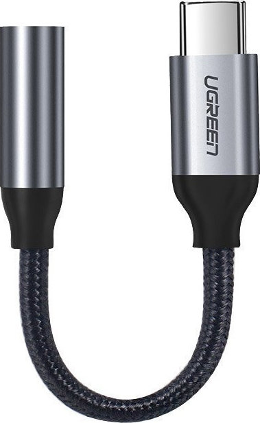 Ugreen Μετατροπέας USB-C male σε 3.5mm female Γκρι (30632