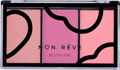 Mon Reve Palette mit Rouge Blush On! 9.9gr