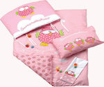 Homeline Crib Bumpers Classic Inside Pink 45x200cm