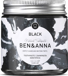 Ben & Anna Black Οδοντόκρεμα με Ενεργό Άνθρακα & Χωρίς Φθόριο 100ml