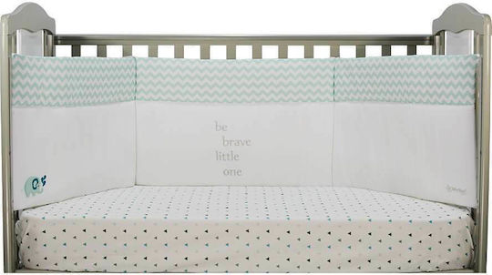 Bebe Stars Elephant Crib Bumpers Classic Inside White 46x185cm