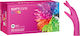 Soft Care Vivid Nitrile Gloves Powder Free in Fuchsia Colour 100 Pieces