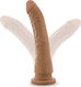 Dr. Skin Basic Glass Dildo With Suction Cup Mocha 22cm