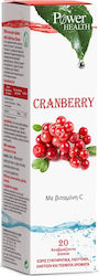 Power Health Cranberry με Βιταμίνη C & Στέβια 500mg 20 αναβράζοντα δισκία Power Health Cranberry με Βιταμίνη C & Στέβια 500mg 20 αναβράζοντα δισκία