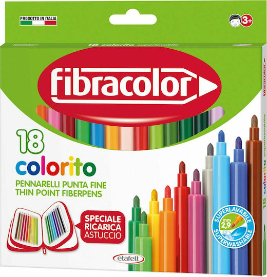 Fibracolor Colorito Маркери за рисуване Комплект 18бр