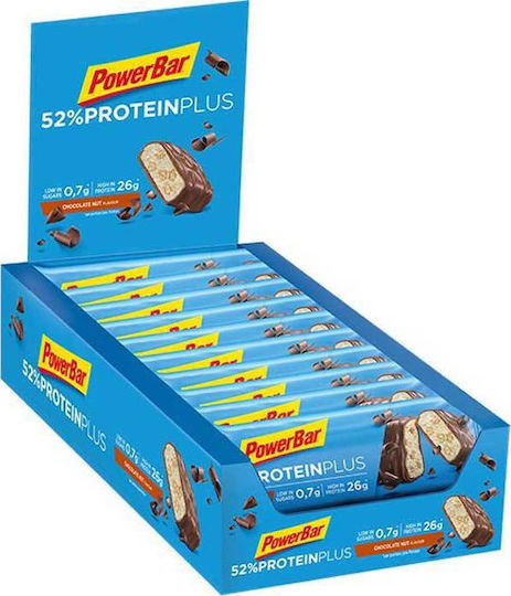 PowerBar Protein Plus Блокчета с 52% Протеин & Вкус Chocolate Nuts 20x50гр