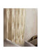 Gofis Home Κουρτίνα Παραθύρου με Τούνελ Ariadne 012 Μπεζ 012 120x160εκ.