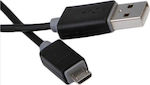 Prolink Regular USB 2.0 to micro USB Cable Μαύρο 1.5m (PB487-0150)
