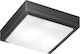 Viokef Leros Outdoor Ceiling Flush Mount E27 in Black Color 4049304