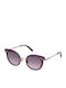 Swarovski Women's Sunglasses with Purple Metal Frame and Purple Gradient Lens SK0169 78T