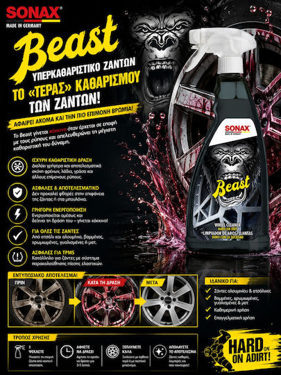 Sonax Beast Υπερκαθαριστικό Ζαντών 1l