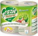 Grazie Natural 4 Rollen 3 Blätter