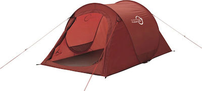 Easy Camp Fireball 200 Automatic Camping Tent Pop Up Red 3 Seasons for 2 People 210x120x90cm