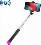 Lamtech Selfie Stick με Bluetooth Ροζ