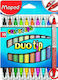 Maped Color'Peps Duo Tip Markere de Desen 2mm Set 10buc