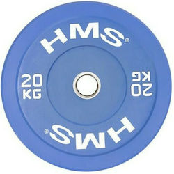 HMS Bumper Strength Training Plate Olympic Type Rubber 1 x 20kg Φ50mm HMS Bumper Strength Training Plate Olympic Type Rubber 1 x 20kg Φ50mm