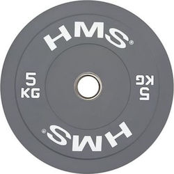 HMS Scheibenset Olympischen Typs Gummierte 1 x 5kg Φ50mm