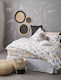 Palamaiki Fl6083 Set Super Double Bed Sheets 220x260cm