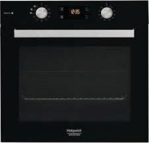 Hotpoint-Ariston Φούρνος άνω Πάγκου 71lt Π59.5εκ. Μαύρος
