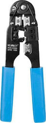 Kemot Network Crimping Pliers Metal 8P Network Crimping Pliers RJ45 with Stripper 39208-109