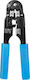 Kemot Metal Network Crimping Tool 8P Ethernet Internet Cable Crimping Plier RJ45 with Cable Cutter (Length 180mm)