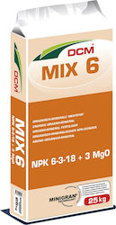 DCM Mix 6 Κοκκώδες Λίπασμα Αζώτου, Φωσφόρου, Καλίου 25kg DCM Mix 6 Κοκκώδες Λίπασμα Αζώτου, Φωσφόρου, Καλίου 25kg