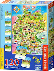 Παιδικό Puzzle Deutschland Cards 120pcs για 4+ Ετών Castorland