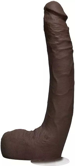 Doc Johnson Signature Cocks Jax Slayher Ultraskyn with Removable Vac-U-Lock Realistic Dildo with Balls and Suction Cup Chocolate 25cm