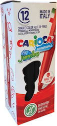 Carioca Jumbo 6mm Set 12 Mehrfarbige Zeichenstifte
