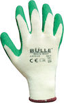 Bulle Cotton Safety Glofe Latex Garden Green