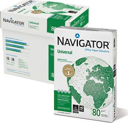 Navigator Universal Χαρτί Εκτύπωσης A4 80gr/m² 5x500 φύλλα
