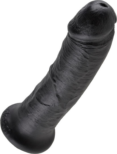 King Cock Dildo mit Saugnapf Schwarz 20cm