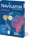 Navigator Bold Design Hârtie de Imprimare A4 200gr/m² 1x150 foi 330973