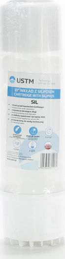 USTM Ersatz-Wasserfilter für die Arbeitsplatte und unter der Arbeitsplatte 10" SIL Siliphos 50 μm (Mikrometer)
