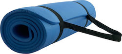 Perk Sports Exercise Mat Pilates Blue with Carry Strap 1cm (180x60x1cm) Perk Sports Exercise Mat Pilates Blue with Carry Strap 1cm (180x60x1cm)