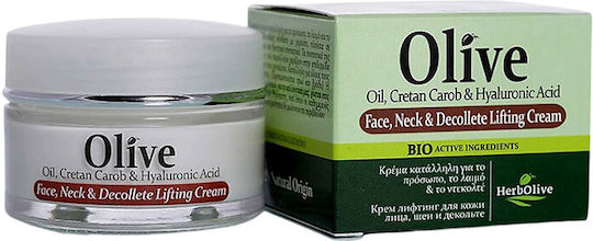 Madis Herbolive Olive Oil, Cretan Carob Creme Gesicht mit Aloe Vera 50ml