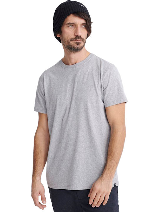 Superdry Standard Label T-shirt Bărbătesc cu Mânecă Scurtă Gri