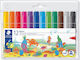 Staedtler Noris 340 Waschbare Zeichenmarker 3mm Dicke Set 12Stück