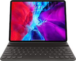 Apple Smart Keyboard Folio for 12.9-inch iPad Pro (6th generation) Klappdeckel Silikon mit Tastatur Internationales Englisch Schwarz (iPad Pro 2020 12,9 Zoll) MXNL2LL/A MXNL2Z/A