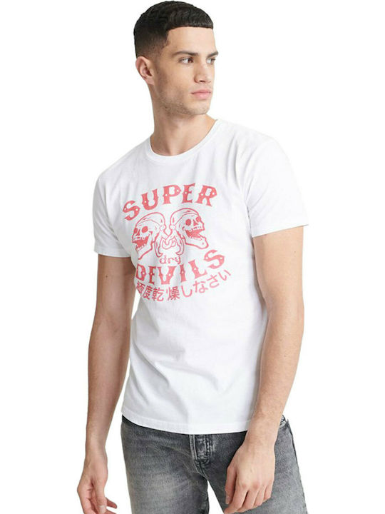 Superdry Military T-shirt Bărbătesc cu Mânecă Scurtă Negru