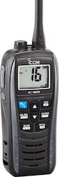 Icom IC-M25 Euro Funkgerät VHF Marine 5W Set mit 1Stück In Gray Farbe