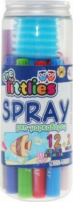 The Littlies Drawing Markers Thick Set 12 Colors