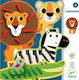 Djeco Zoo Animal Threading Set Educational Toy Knowledge for 2+ Years Old