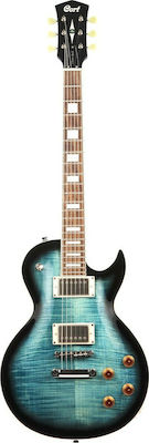Cort Classic Rock CR250 Ηλεκτρική Κιθάρα 6 Χορδών με Ταστιέρα Jatoba και Σχήμα Les Paul Dark Blue Burst