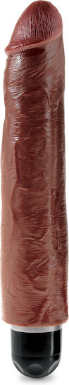 Pipedream King Cock Vibrating Stiffy Realistisch Vibrator 31cm Brown