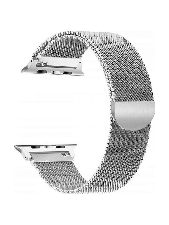Tech-Protect Milanese Armband Rostfreier Stahl Silber (Apple Watch 42/44/45mm) TPRBMI5S