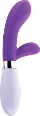 Pipedream Classix Silicone G-Spot Rabbit Vibrator Rabbit 20cm PD1988-12 Purple