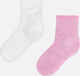 Mayoral Kids' Sock Knee-High Pink 2 Pair