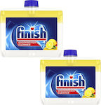 Finish Detergent Lichid pentru Mașina de Spălat Vase cu Aromă Lămâie 2x250ml